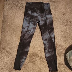 All In Motion Stylish Black and Gray Leggings